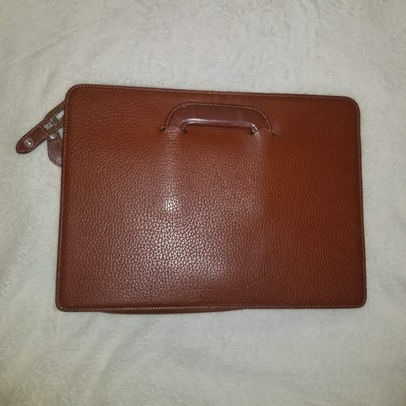 Vintage Leather BURBERRY Briefcase - Picture 3 of 7